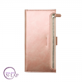 Futrola preklop koza sa zipom Iphone 11 Pro Max roze