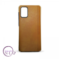 Futrola kozna ojacana Samsung A715F / A71 svetlo braon