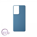 Futrola Silikon Color Samsung G998F / S21 Ultra sivo plava
