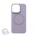 Futrola MAGSAFE Leather Color Iphone 14 Pro Max / lavanda