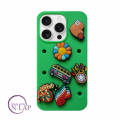 Futrola POP IN CHARM / Iphone 14 Pro / zelena / hipy