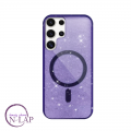 Futrola MagSafe Sparkle / Samsung Galaxy S25 Ultra / ljubicasta providna