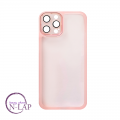 Futrola Silikon color providna / Iphone 12 Pro Max / roze