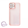 Futrola Silikon color providna / Iphone 14 Pro Max / roze