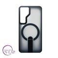 Futrola Matte Lens / Samsung S25 / providna magnetic crna