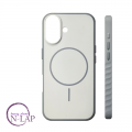Futrola MAGSAFE SUPREME / Iphone 17 / belo-siva