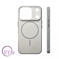 Futrola MAGSAFE SUPREME / Iphone 17 Pro / belo-siva