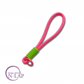 Trakica za mobilni / pink-neon zelena