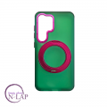 Futrola RING sa holderom / Samsung Galaxy S25 Ultra / zelena