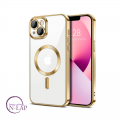 Futrola Elegant Magnetic / Iphone 13 / golden