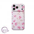 Futrola FLORAL PRINT / Iphone 18 Pro Max / 17 Pro Max / roze
