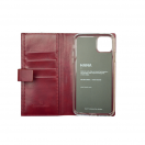 Futrola preklop koza sa zipom Iphone 11 bordo