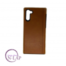 Futrola kozna ojacana Samsung N970F / Note 10 svetlo braon