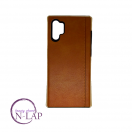 Futrola kozna ojacana Samsung N975F / Note 10 Plus svetlo braon