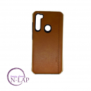 Futrola kozna ojacana Xiaomi Redmi Note 8 svetlo braon