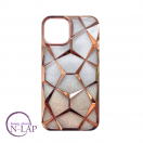 Futrola Crystal Web Iphone 15 / gold