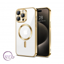 Futrola Elegant Magnetic / Iphone 15 Pro / golden