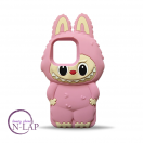 Futrola LABUBU / Iphone 13 Pro / 14 Pro / 15 Pro / roze