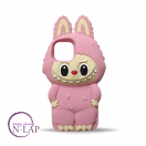 Futrola LABUBU / Iphone 16 / 16 Pro / roze