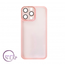 Futrola Silikon color providna / Iphone 13 Pro Max / roze
