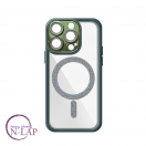 Futrola Magnetic Glitter / Iphone 15 Pro Max / zelena