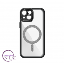 Futrola Magnetic Glitter / Iphone 15 / crna