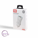 Auto punjac sa kablom 20W / dual port Type C +  USB / kabl lightning / CC12