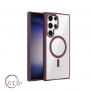Futrola Elegant Magnetic / Samsung Galaxy S23 Ultra / wine red