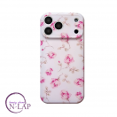 Futrola FLORAL PRINT / Iphone 18 Pro / 17 Pro / roze