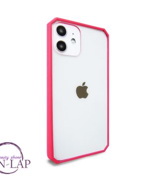 Futrola Iphone 12 Mini / Polygonal Edge pink