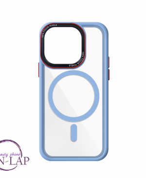 Futrola Pastel Magnetic / Iphone 15 Pro / plava