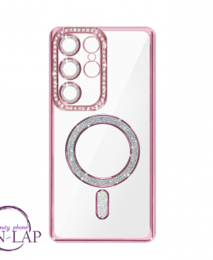 Futrola Magnetic Cirkon / Samsung Galaxy S24 Ultra / roze