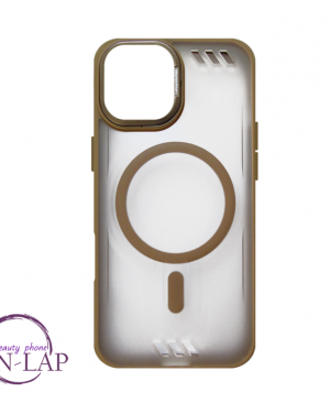 Futrola Matte Lens / Iphone 16 / providna magnetic braon