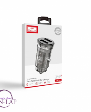 Auto punjac sa kablom / 2xUSB port / kabl type C / CC24