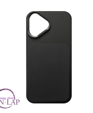 Futrola Autofocus Vegan Leather / Iphone 17 / crna