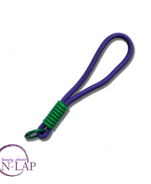 Trakica za mobilni / ljubicasto-zelena