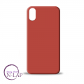 Futrola Silikon Color Iphone XS Max crvena