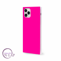 Futrola Silikon Kockice Iphone 11 Pro Max / neon pink