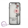 Futrola Iphone 7 / 8 / cirkon cvet roze