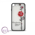 Futrola Iphone 5 / 5S / 5G / cirkon cvet crveni